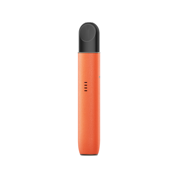 RELX Malaysia MY Artisan Leather Device Vape Pen Bright Mandarin Orange Color 艺术家皮革杆琥珀橙

