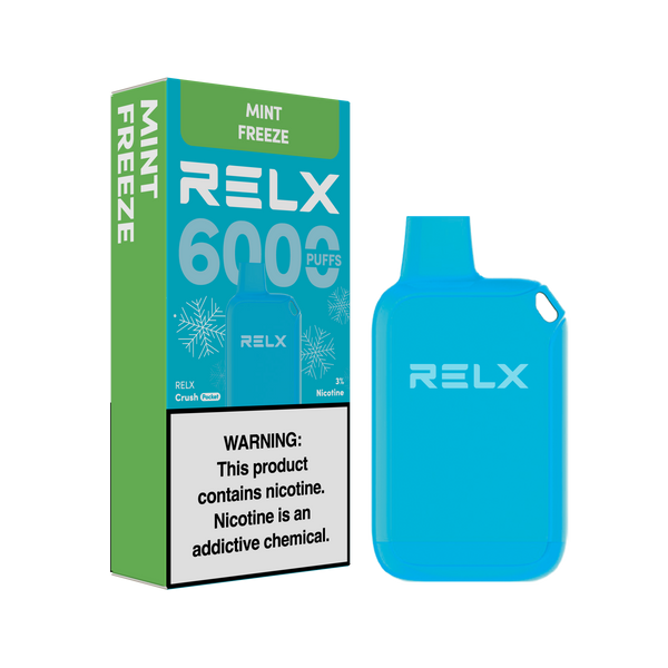 Buy RELX Malaysia MY Disposable Vape Crush Pocket Mint Freeze Flavors Flavours 3% Nicotine 购买悦刻马来西亚一次性电子烟零度薄荷0度
