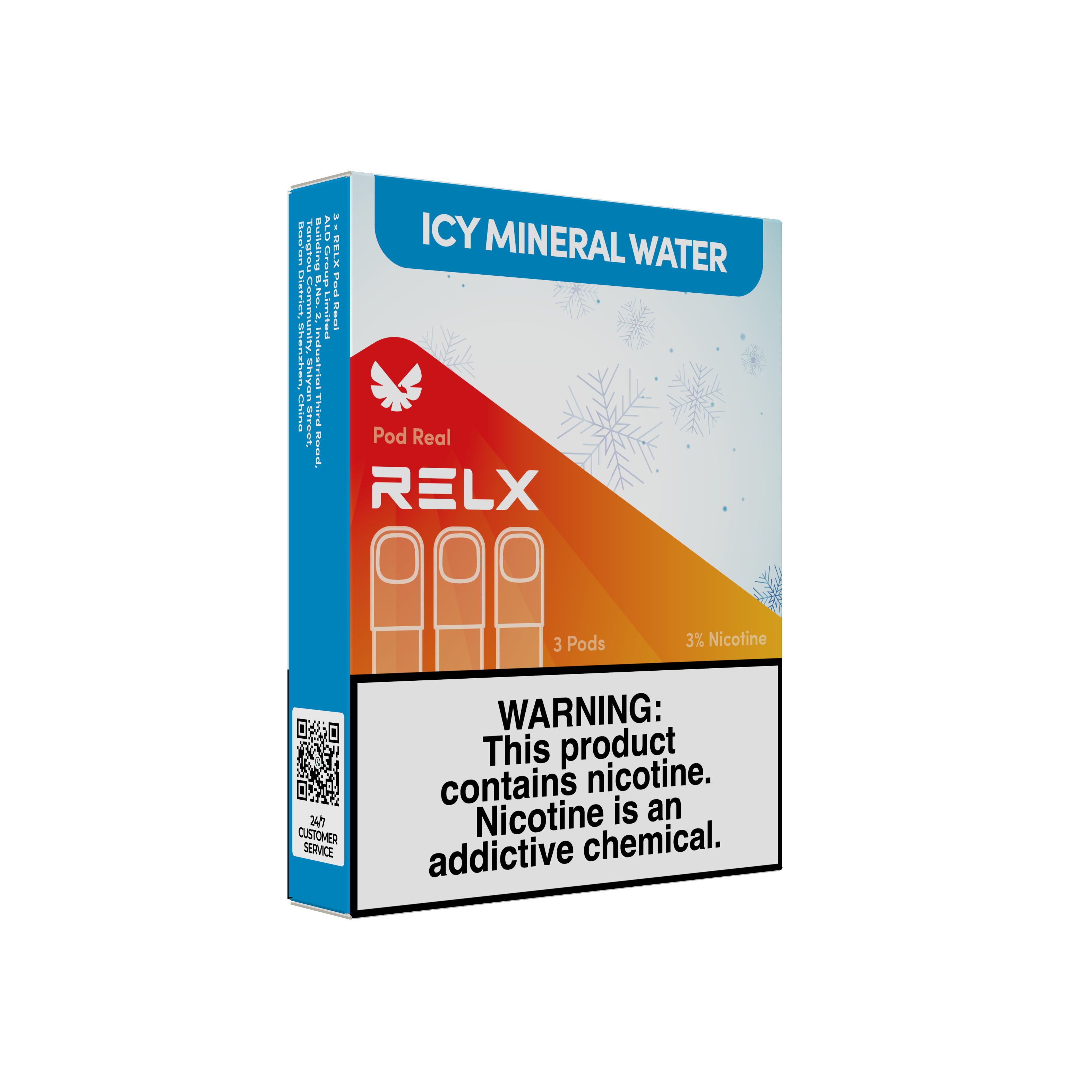 Shop RELX Pod Real Icy Mineral Water 3% Nicotine | RELX Malaysia Shop RELX Pod Real Icy Mineral Water 3% Nicotine | RELX Malaysia