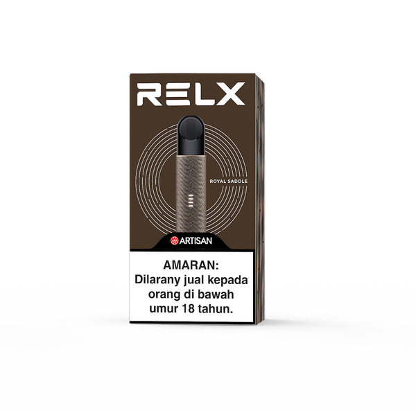 RELX Malaysia MY Artisan Leather Device Vape Pen Royal Saddle Package

