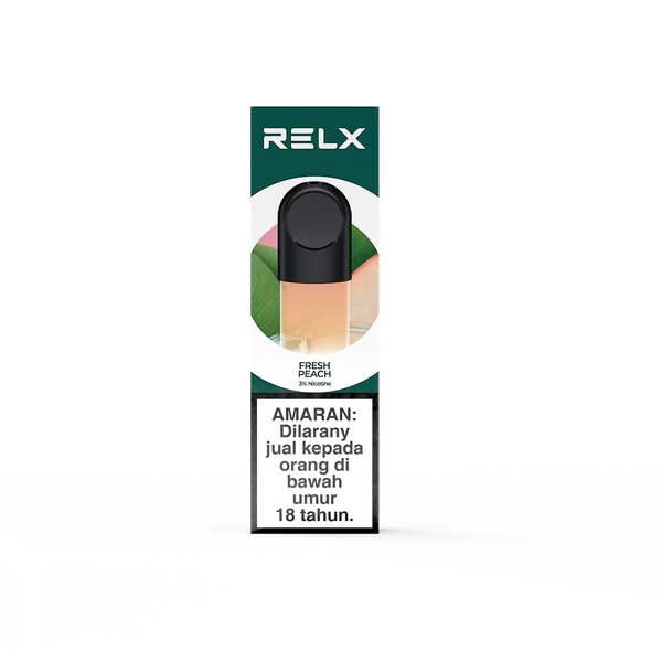 RELX Malaysia Official MY Pod Pro 2 Fresh Peach Package Price RM23悦刻雾化弹2颗装蜜桃3%尼古丁价格23马币
