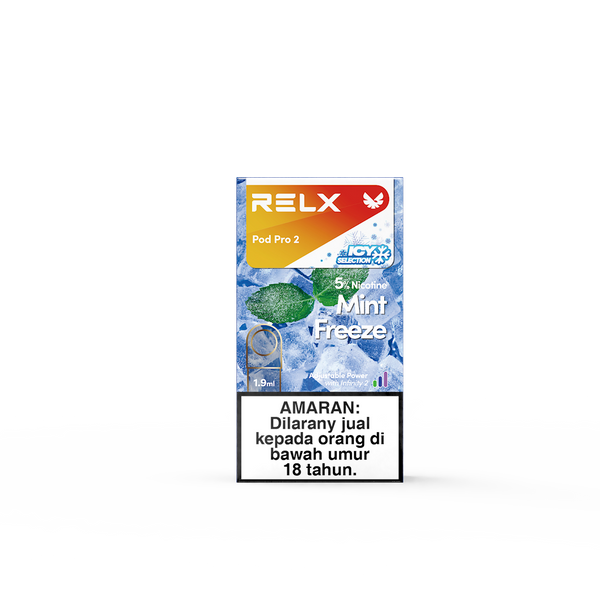 RELX MY Pod Pro 2 Mint Freeze Package Price RM15 悦刻雾化弹1颗装零度薄荷价格15马币
