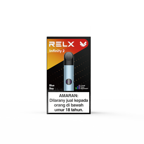 RELX Malaysia MY Infinity 2 Device Vape Pen Blue Bay Package

