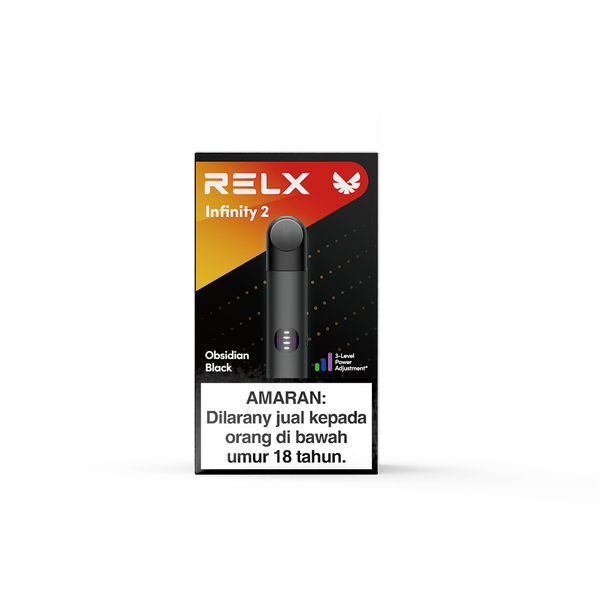 RELX Malaysia MY Infinity 2 Device Vape Pen Obsidian Black Package
