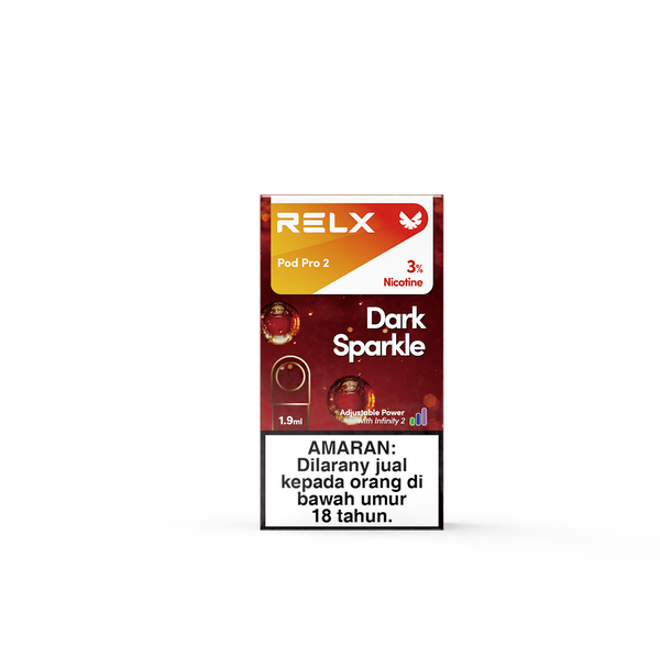 RELX MY Pod Pro 2 Dark Sparkle Package Price R吗15 悦刻雾化弹1颗装可乐冰3%尼古丁价格15马币
