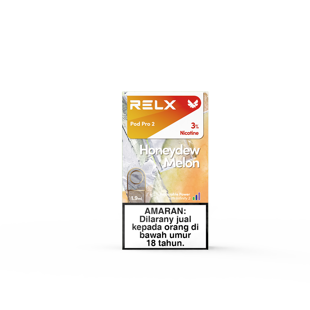 Shop RELX Pod Pro 2 Honeydew Melon 3% Nicotine | RELX Malaysia Shop RELX Pod Pro 2 Honeydew Melon 3% Nicotine | RELX Malaysia