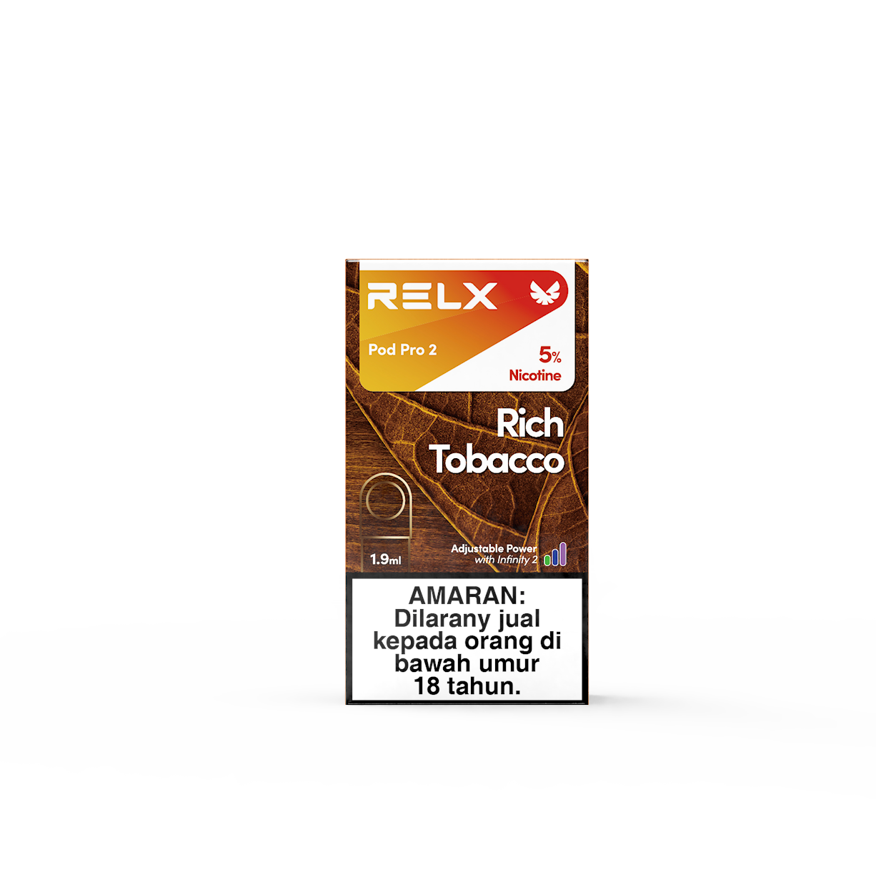Shop RELX Pod Pro 2 Rich Tobacco 5% Nicotine