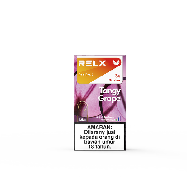 RELX MY Pod Pro 2 Tangy Grape Package Price RM15 悦刻雾化弹1颗装葡萄3%尼古丁价格15马币
