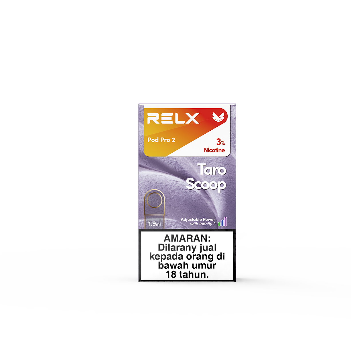Shop RELX Pod Pro 2 Taro Scoop 3% Nicotine | RELX Malaysia Shop RELX Pod Pro 2 Taro Scoop 3% Nicotine | RELX Malaysia