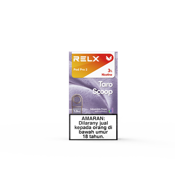 RELX MY Pod Pro 2 Taro Scoop Package Price RM15 悦刻雾化弹1颗装香芋冰激淋3%尼古丁价格15马币
