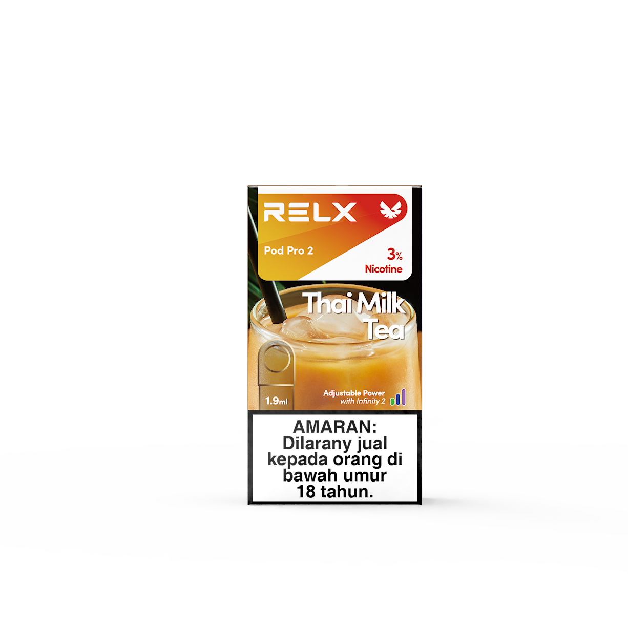 Shop RELX Pod Pro 2 Thai Milk Tea 3% Nicotine | RELX Malaysia Shop RELX Pod Pro 2 Thai Milk Tea 3% Nicotine | RELX Malaysia
