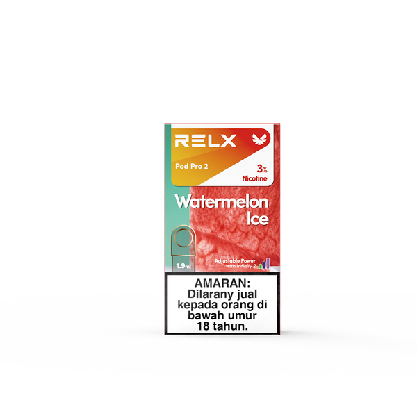 RELX MY Pod Pro 2 Flavor Watermelon Ice Package Price RM15 悦刻雾化弹1颗装西瓜冰3%尼古丁价格15马币
