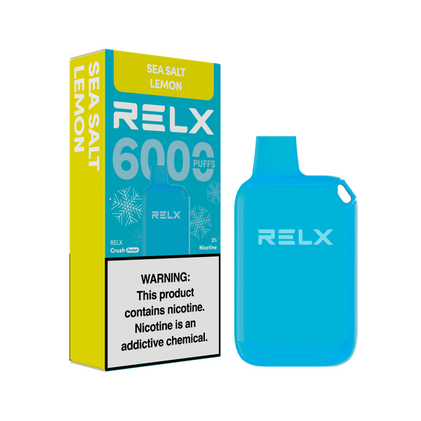 Buy RELX Malaysia MY Disposable Vape Crush Pocket Sea Salt Lemon Flavors Flavours 3% Nicotine 购买悦刻马来西亚一次性电子烟海盐柠檬
