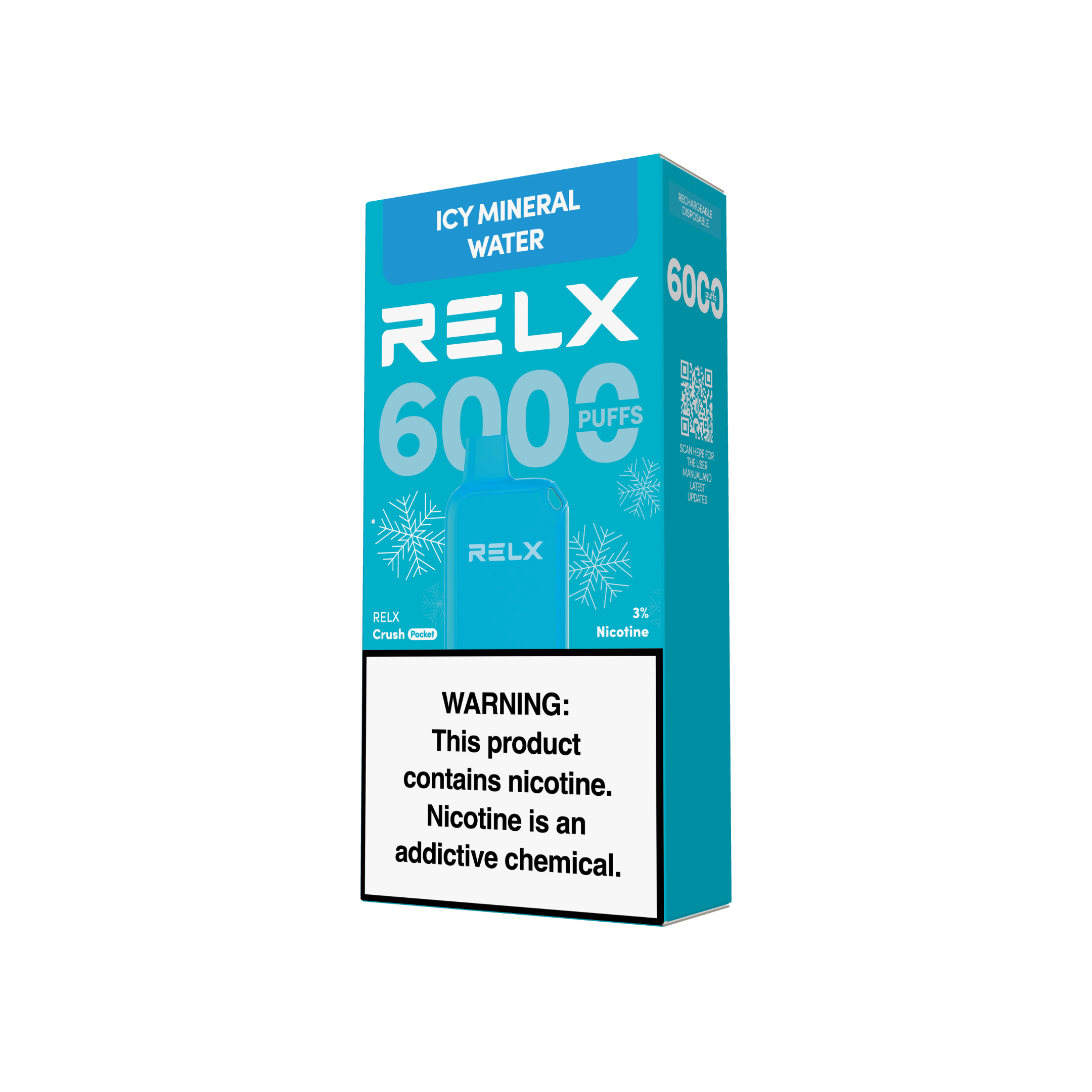 Shop RELX Crush Pocket 6000 Icy Mineral Water