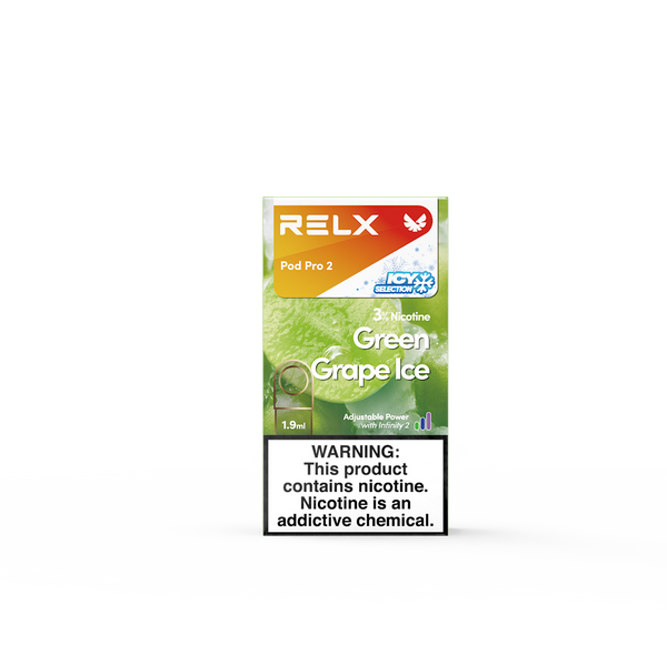 RELX Malaysia Official MY Pod Pro 2 Green Grape Ice Package Price RM15 悦刻雾化弹1颗装极凉青提3%尼古丁价格15马币
