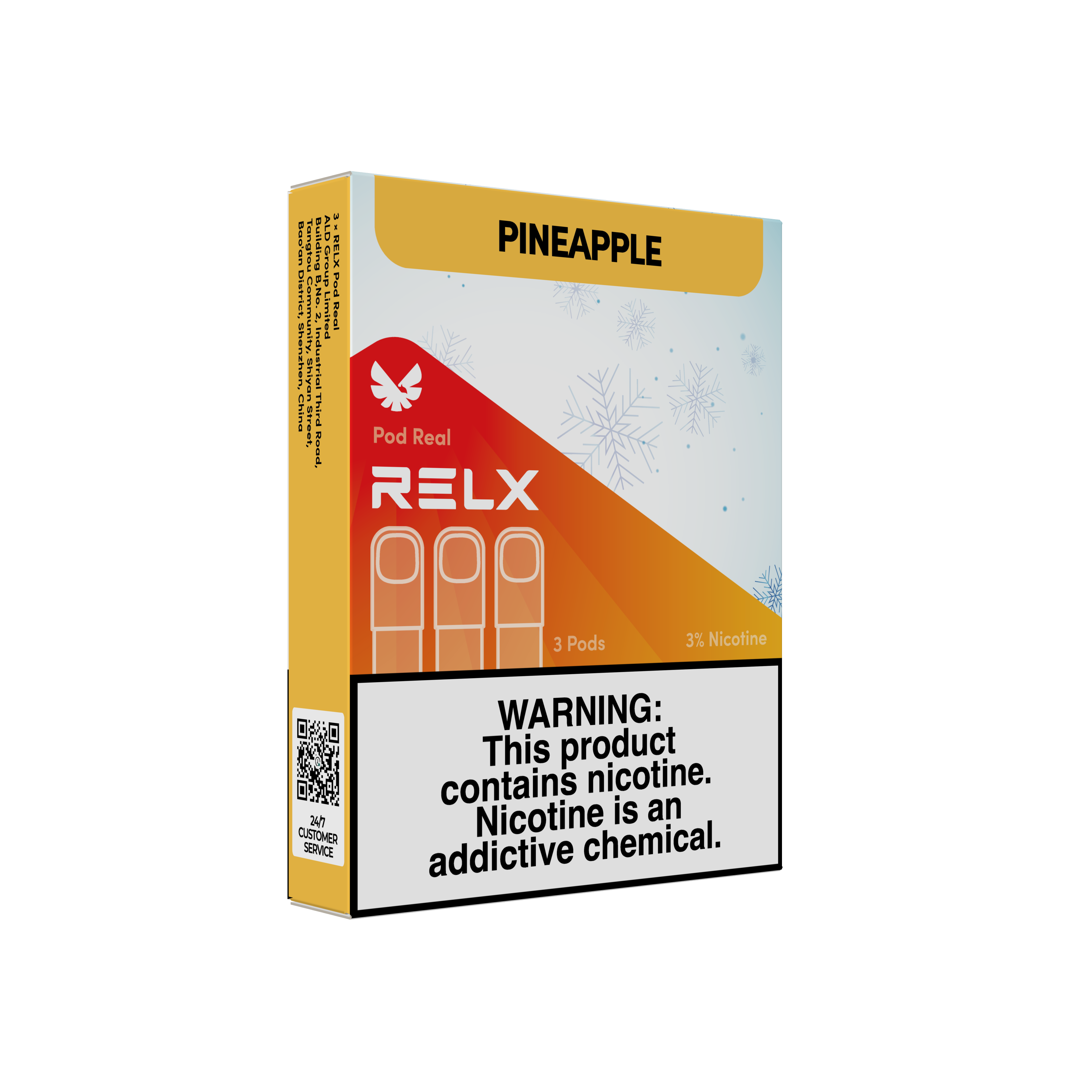 Shop RELX Pod Real Pineapple 3% Nicotine | RELX Malaysia