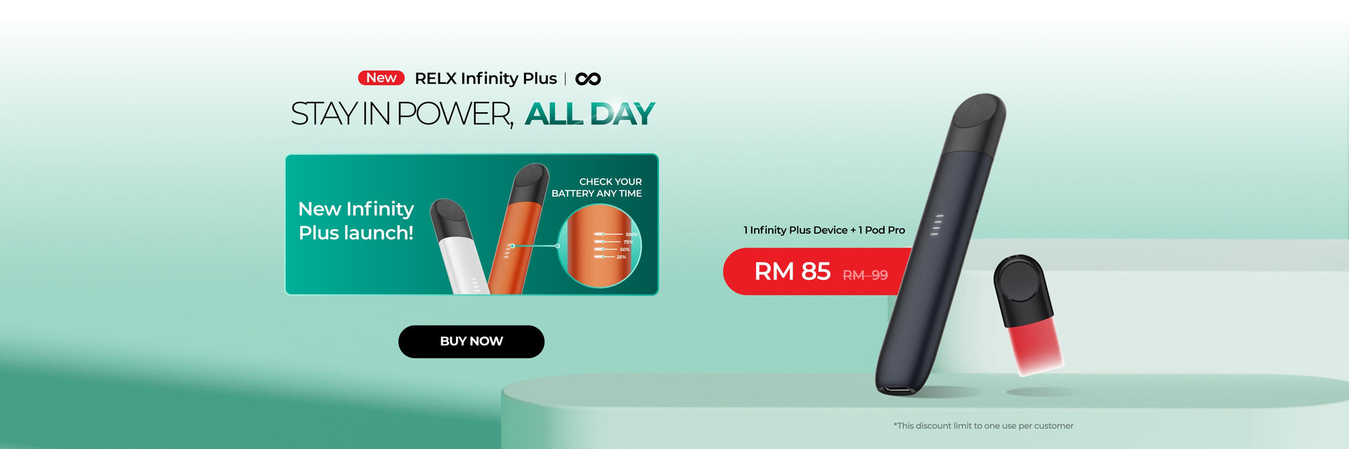 RELX Malaysia | Infinity Plus Device bundle RELX Malaysia | Infinity Plus Device bundle