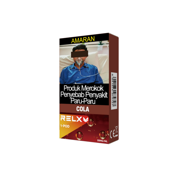 RELX MY Pod Pro 2 Dark Sparkle Package Price R吗15 悦刻雾化弹1颗装可乐冰3%尼古丁价格15马币
