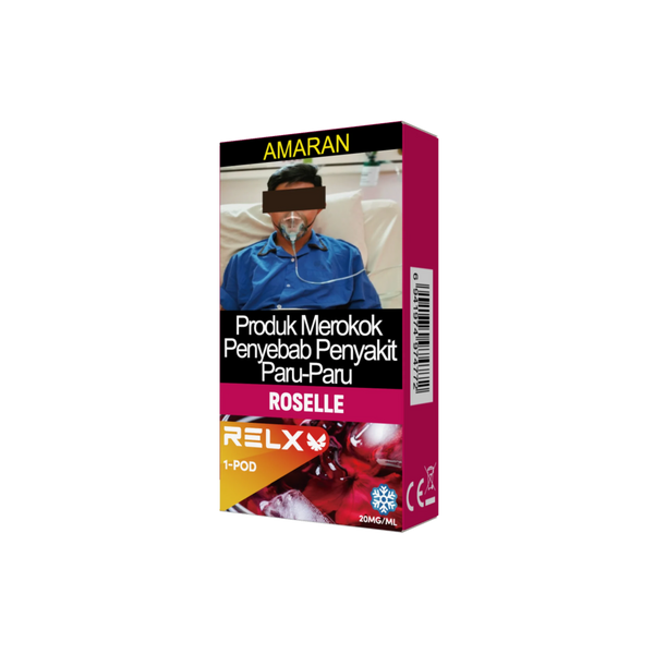 RELX MY Pod Pro 2 Flavor Hibiscus Ice Tea Package Price  悦刻雾化弹1颗装高凉洛神花茶3%尼古丁价格马币
