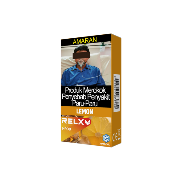 RELX MY Pod Pro 2 Flavor Lemon Ice Tea Package Price  悦刻雾化弹1颗装高凉铁柠檬红茶3%尼古丁价格马币
