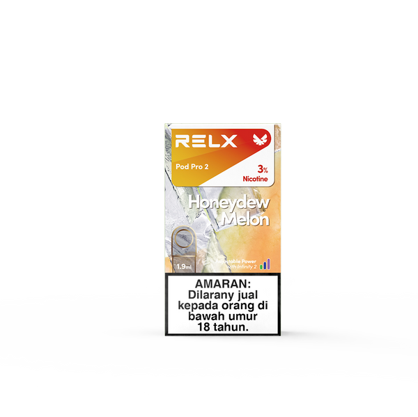 Shop RELX Pod Pro 2 Honeydew Melon 3% Nicotine | RELX Malaysia