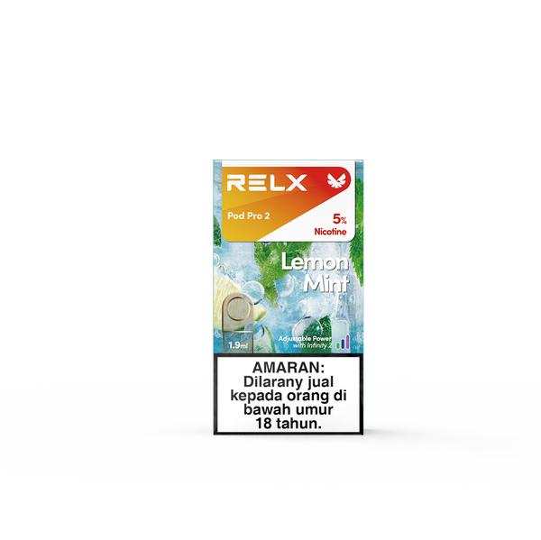 Shop RELX Pod Pro 2 Lemon Mint 5% Nicotine