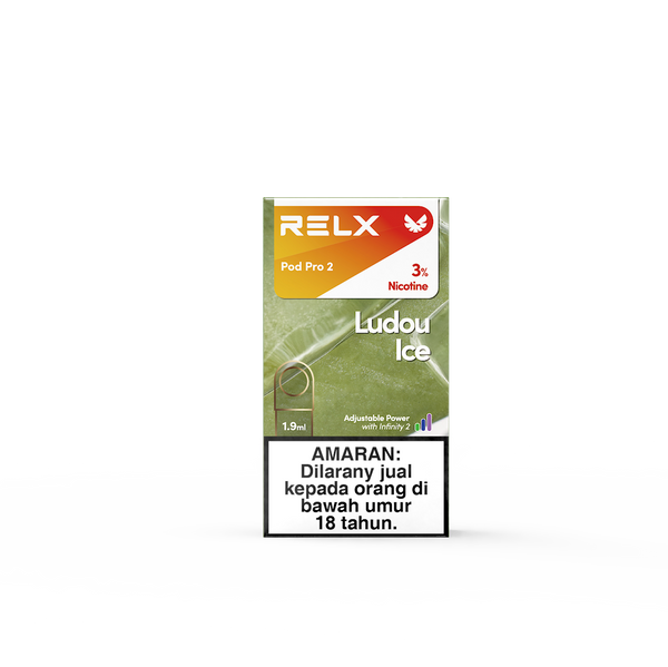 Shop RELX Pod Pro 2 Ludou Ice 3% Nicotine | RELX Malaysia Shop RELX Pod Pro 2 Ludou Ice 3% Nicotine | RELX Malaysia