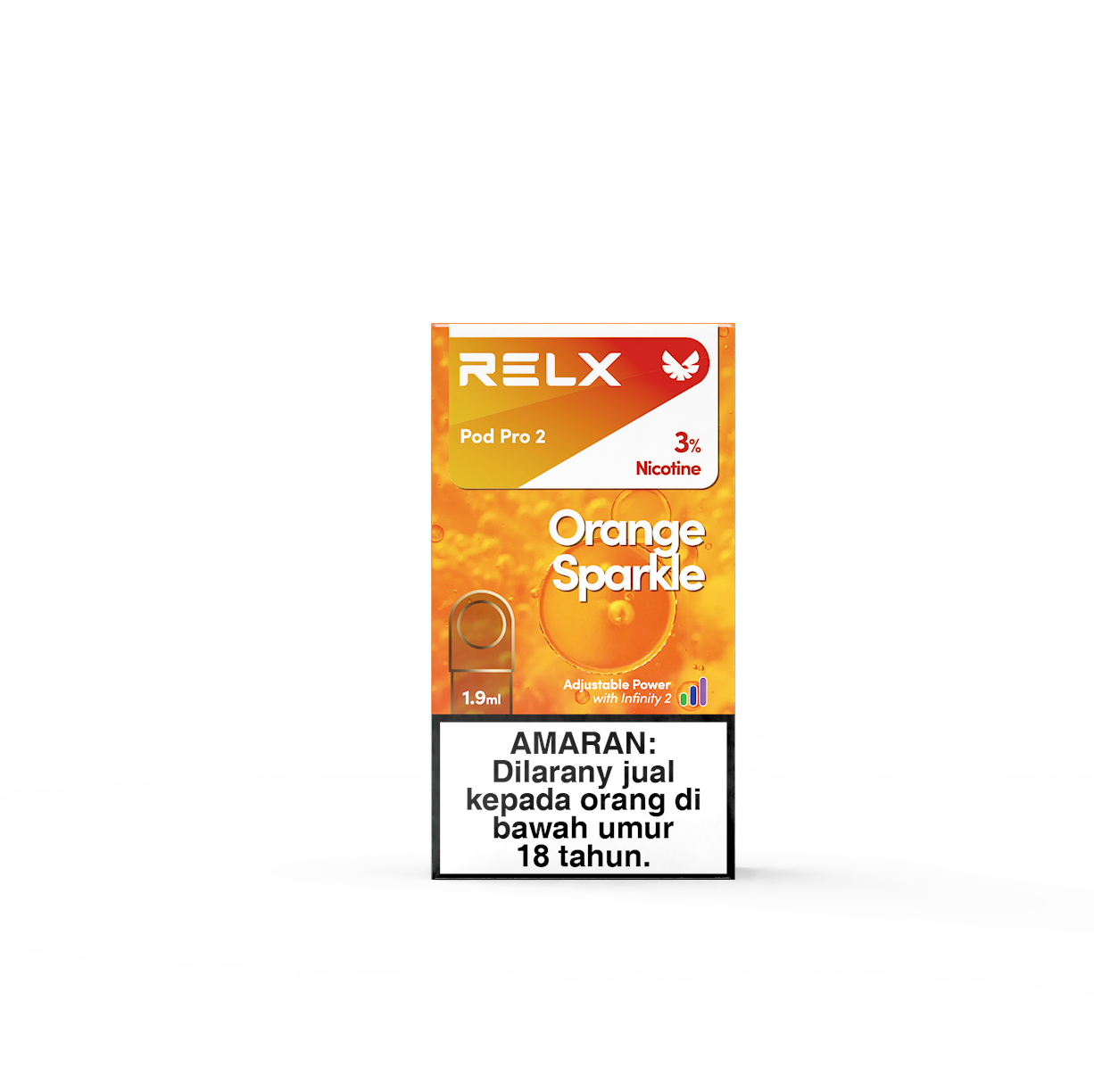 Relx Pod Pro 2 - Orange Sparkle 3%