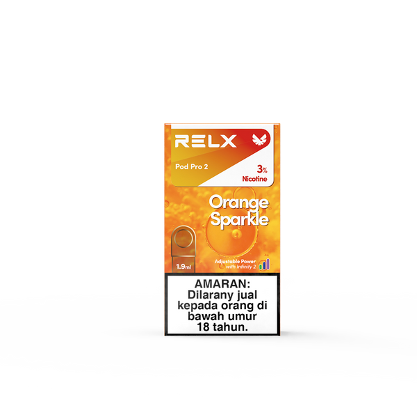 Shop RELX Pod Pro 2 Orange Sparkle 3% Nicotine | RELX Malaysia