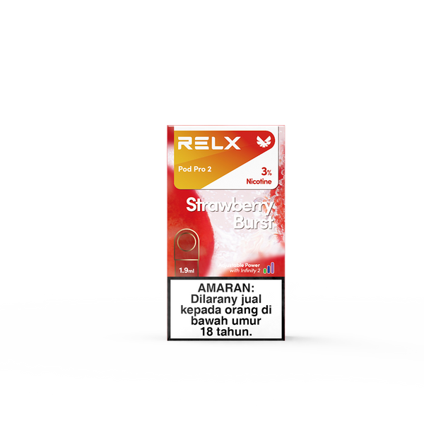 Shop RELX Pod Pro 2 Strawberry Burst 3% Nicotine | RELX Malaysia