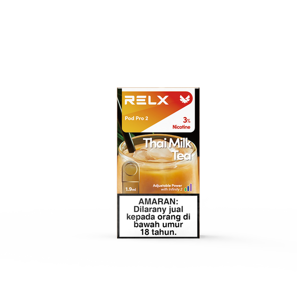 Shop RELX Pod Pro 2 Thai Milk Tea 3% Nicotine | RELX Malaysia Shop RELX Pod Pro 2 Thai Milk Tea 3% Nicotine | RELX Malaysia