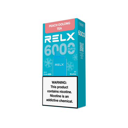 RELX Crush Pocket 6000 Peach Oolong Tea